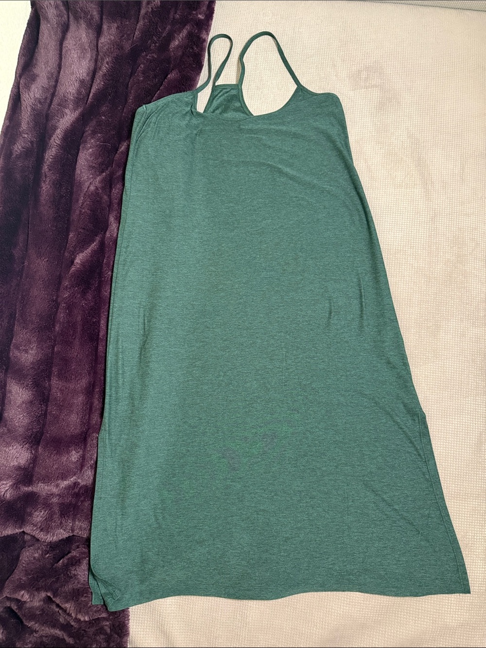 Beyond Yoga Green Strappy Maxi Dress Size S Made in USA